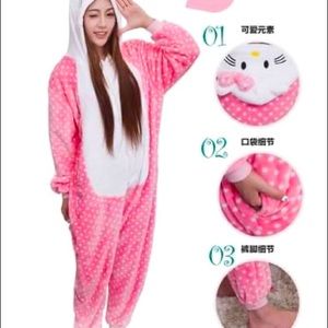 Hello kitty onesies/Halloween costume